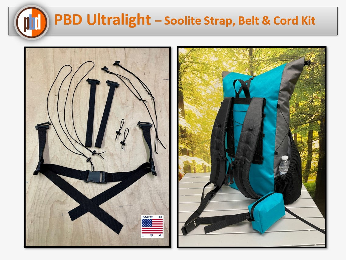 PBD Ultralight SOOLITE Strap, Belt & Cord Kit