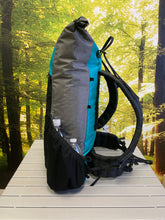 Load image into Gallery viewer, PBD - SOOLITE50 - frameless Ultralight hiking backpack - ECOPAK Grey / Teal