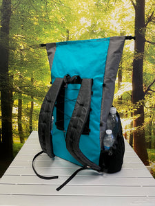PBD - SOOLITE34 - frameless Ultralight hiking backpack - ECOPAK Teal / Gray