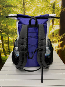 PBD - SOOLITE34 - frameless Ultralight hiking backpack - ECOPAK Purple / White