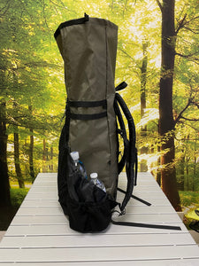 PBD - TRAILPACK40 frameless hiking Ultralight Backpack - ECOPAK EPX200 Ranger Green