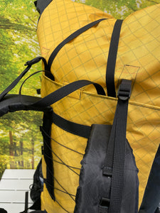 PBD - SOOLITE50 - frameless Ultralight hiking backpack - ECOPAK Yellow / Black