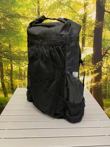 PBD - TRAILPACK40 frameless hiking Ultralight Backpack - ECOPAK EPX200 Black