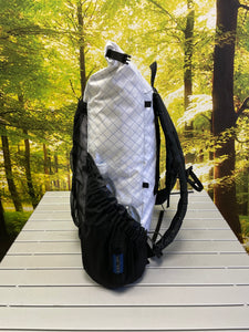 PBD - SOOLITE34 - frameless Ultralight hiking backpack - ECOPAK White