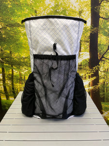 PBD - SOOLITE34 - frameless Ultralight hiking backpack - ECOPAK White