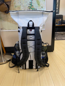 PBD Ultralight TRAILPACK40 frameless hiking backpack - DCF (Dyneema) 2.92 - White