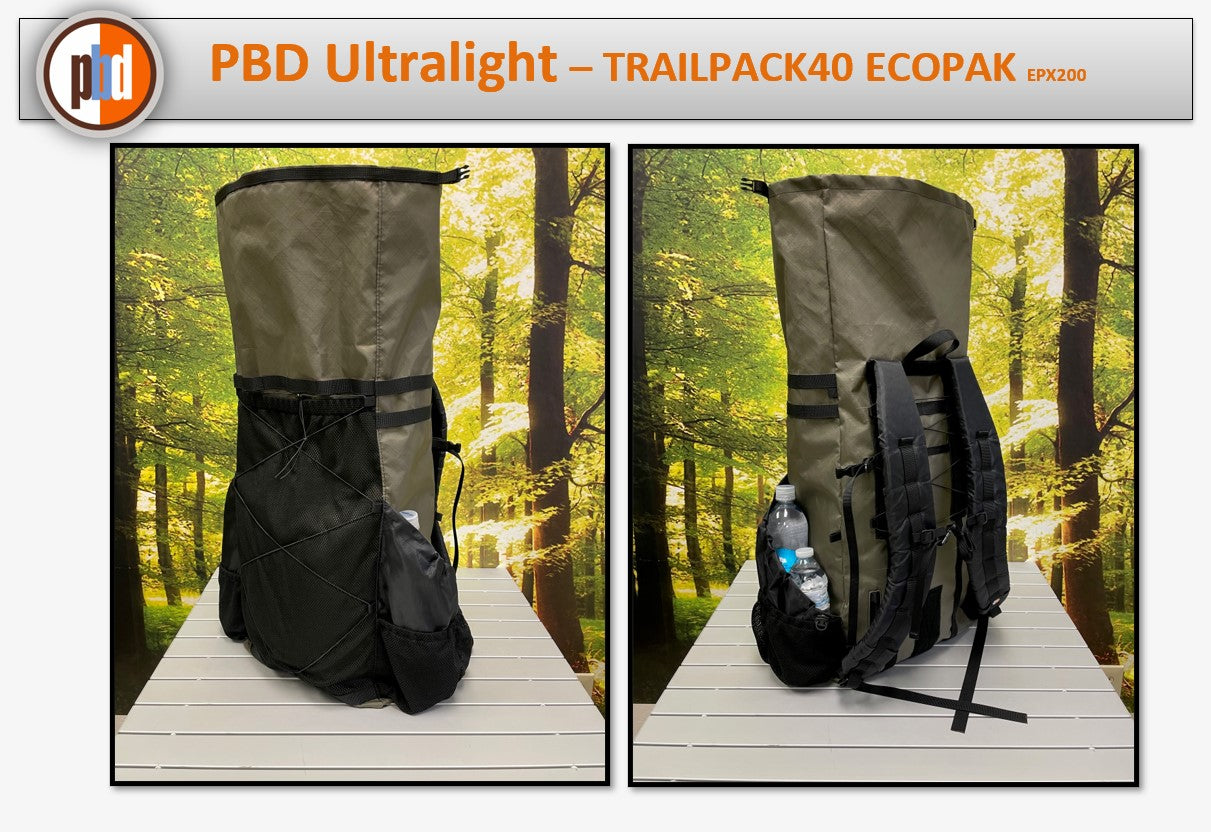 Frameless ultralight cheap backpack